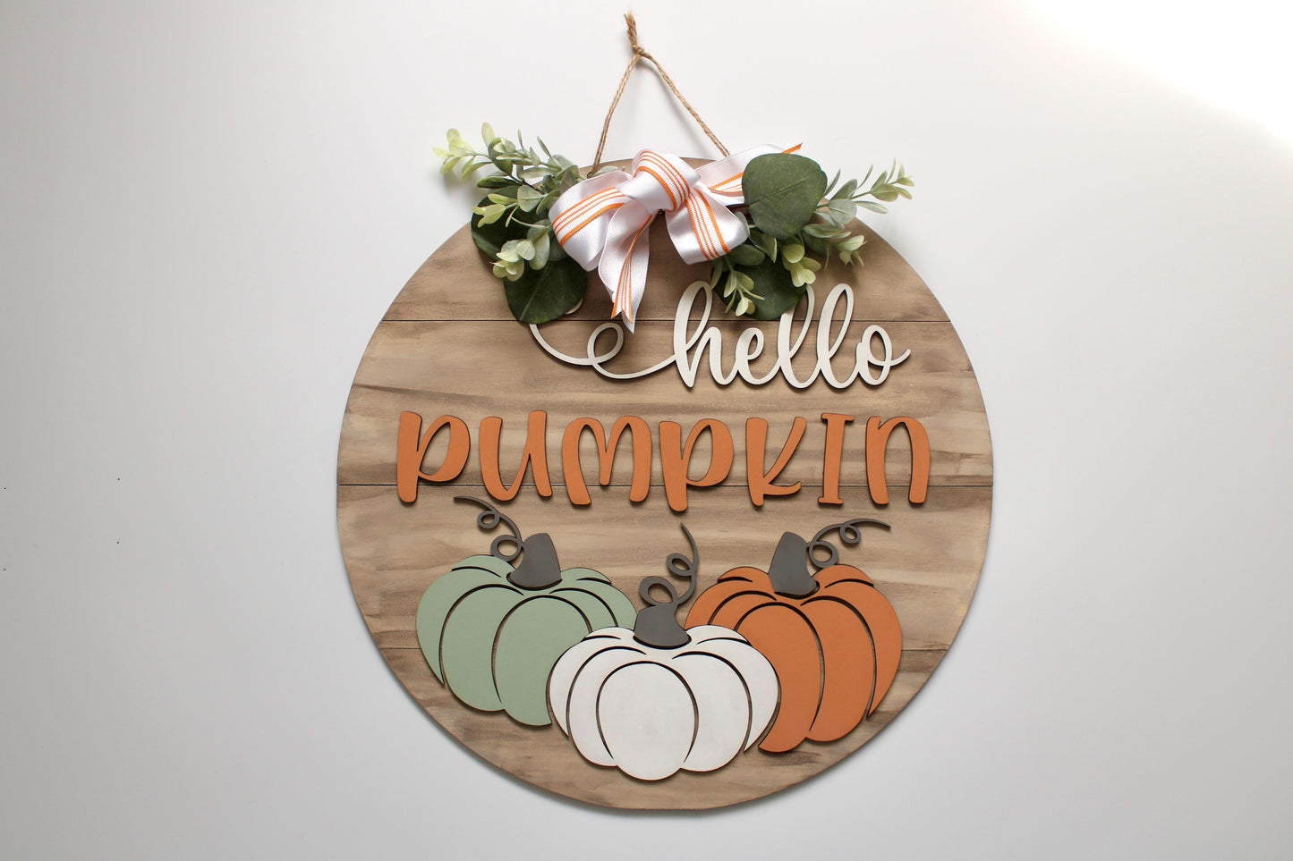 Pumpkin Door Hanger