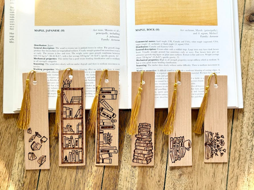 8/8 Wood Burning Bookmarks Workshop
