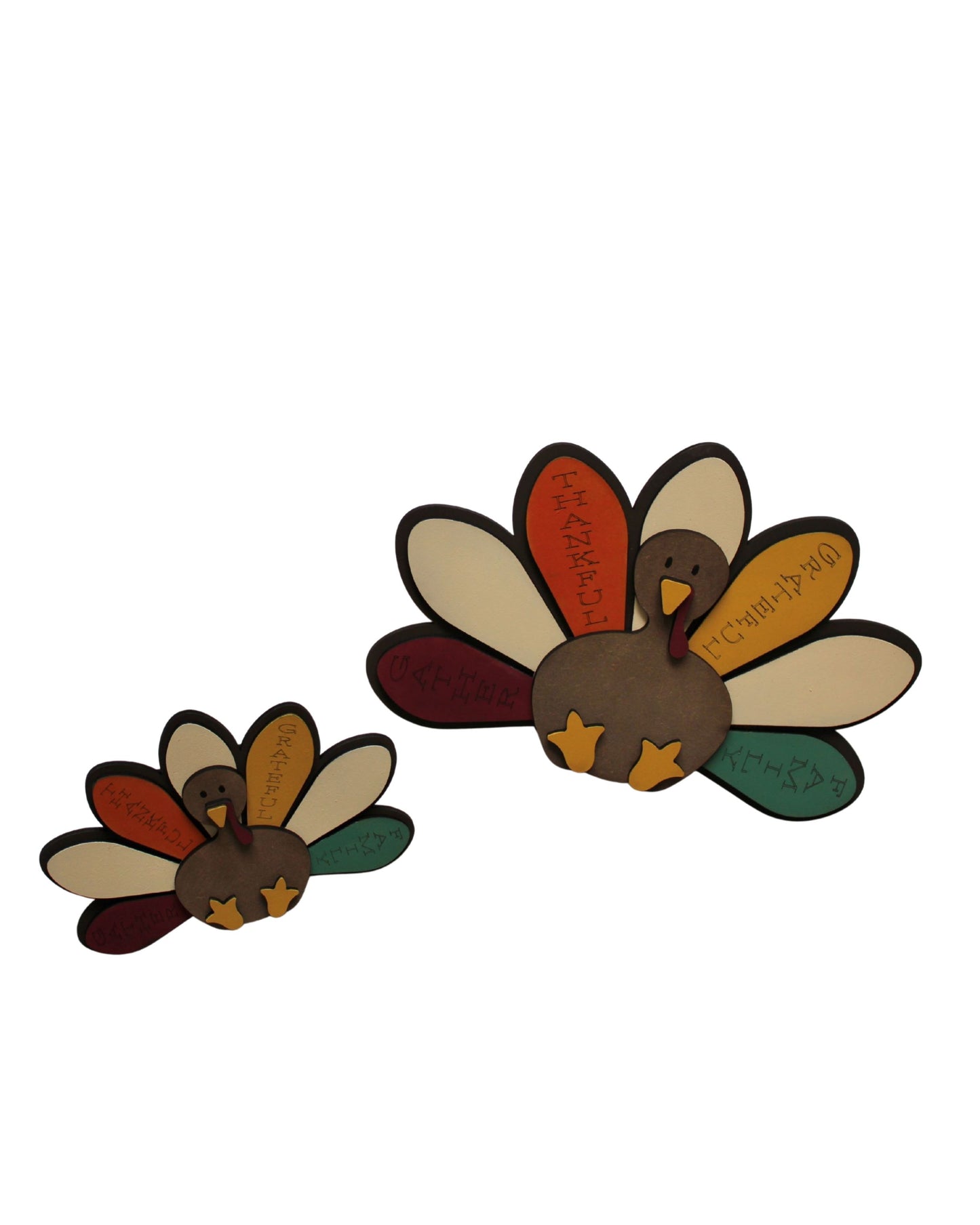 Thankful Turkeys - Set of 2