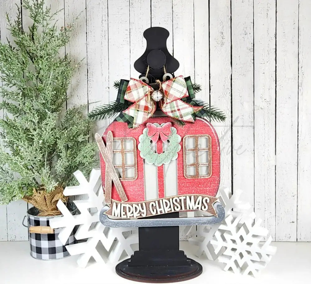 Christmas Gondola Door Hanger - Painted for You - DIY KIT