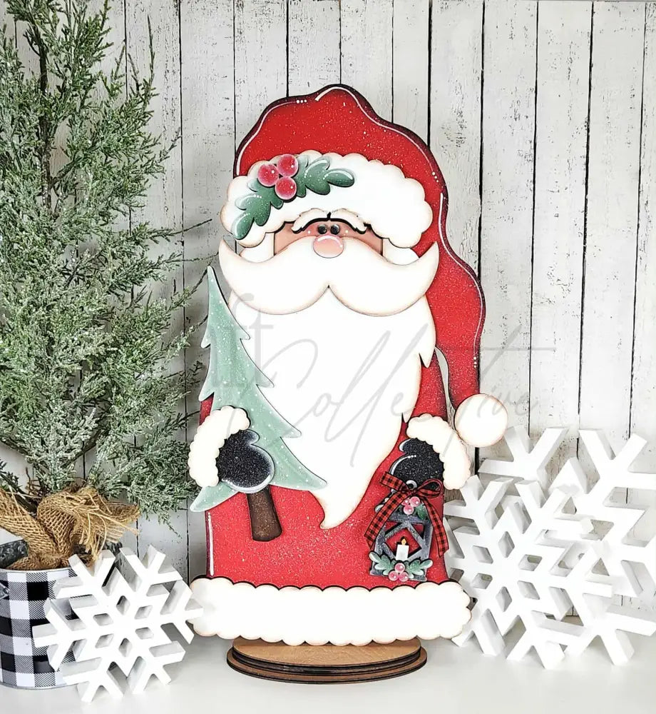 Standing Woodland Santa - Painted for You - DIY KIT