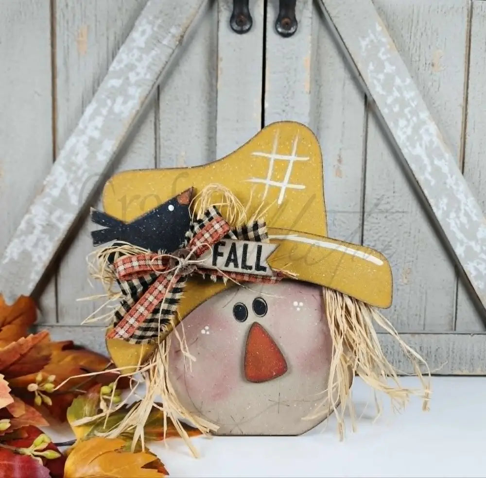 Scarecrow Shelf Sitter - Painted for You - DIY KIT