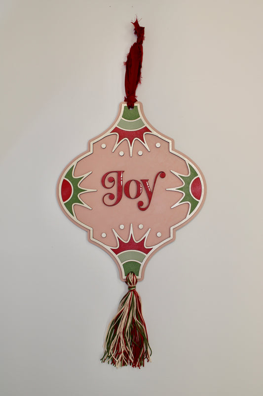 Joy Ornament Door Hanger