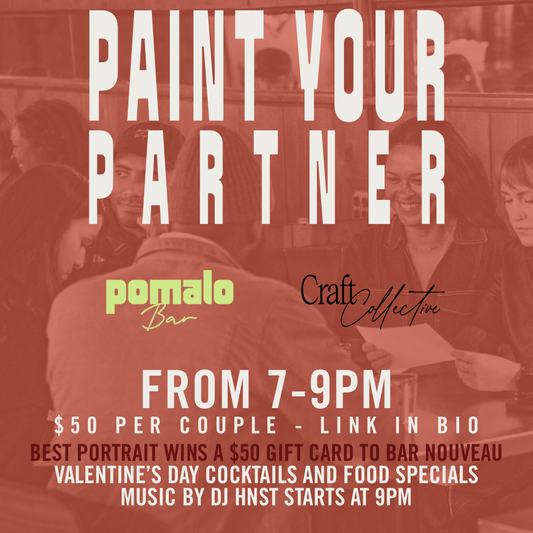 2/14 Paint your Partner Event @ Pomalo Bar