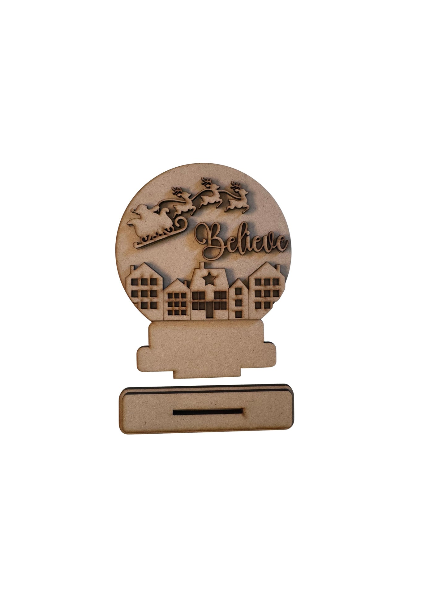 Believe in Chistmas Snow Globe