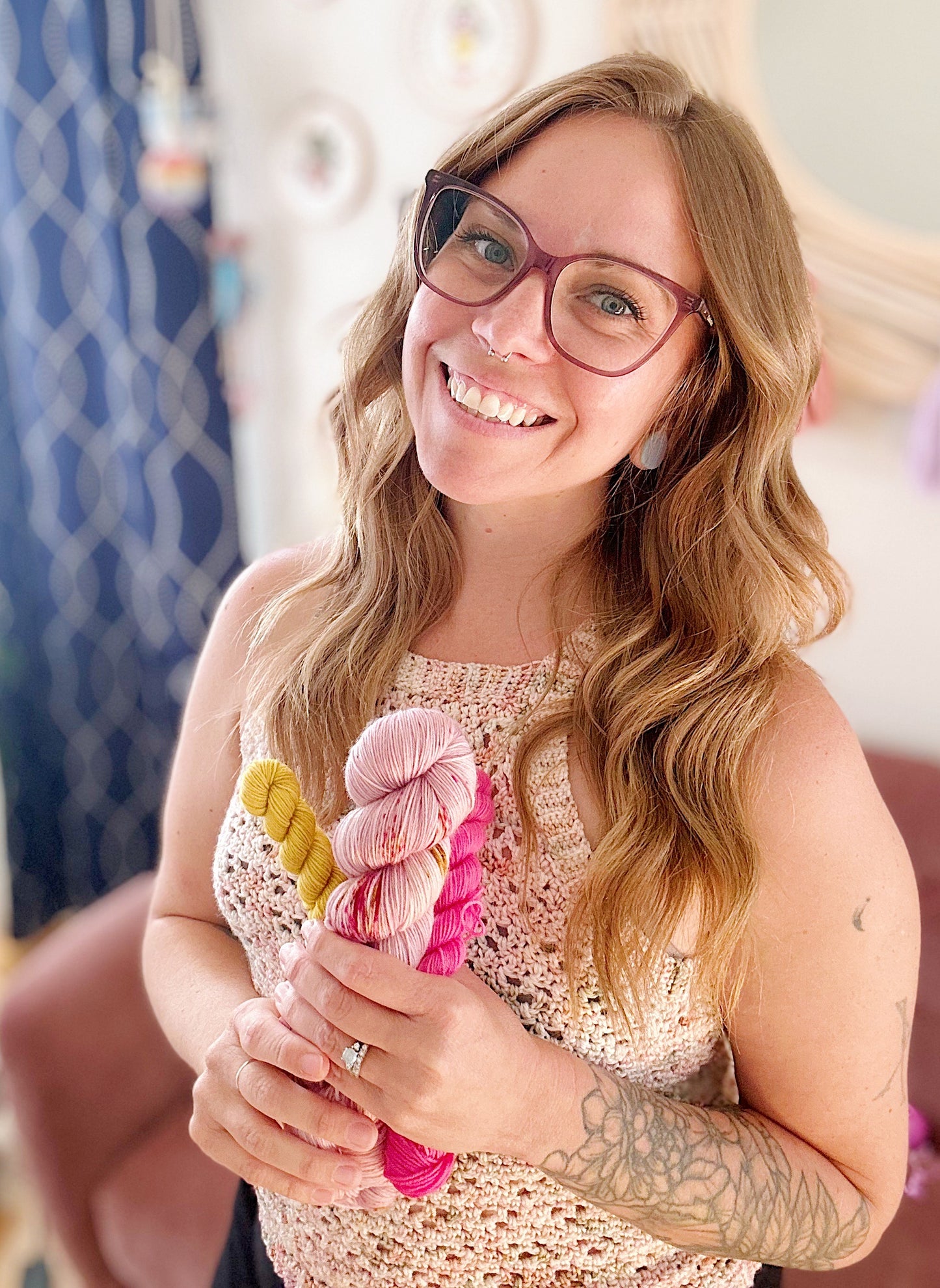8/18 Retro Floral Crochet Tote Workshop