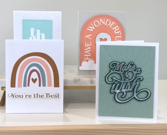 3/6 Greeting Cards & Wax Seal Accents