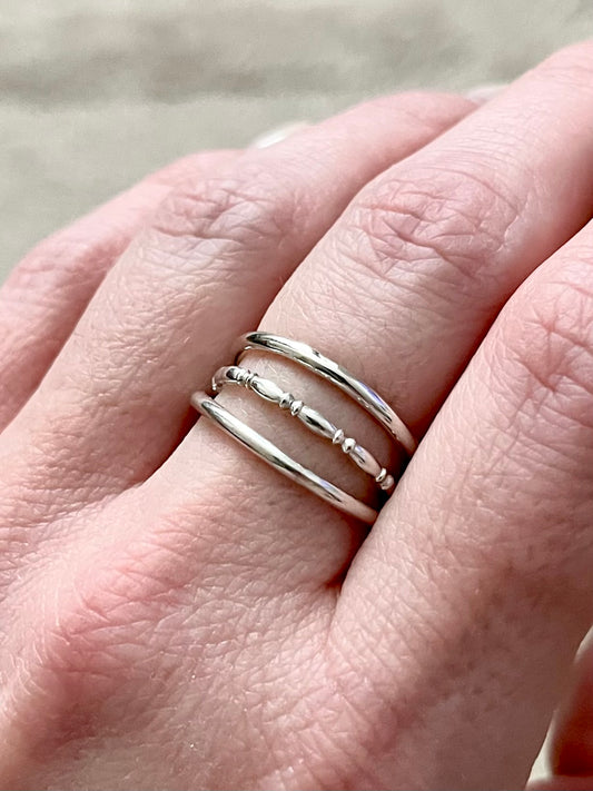 3/29 Silver Stacking Rings