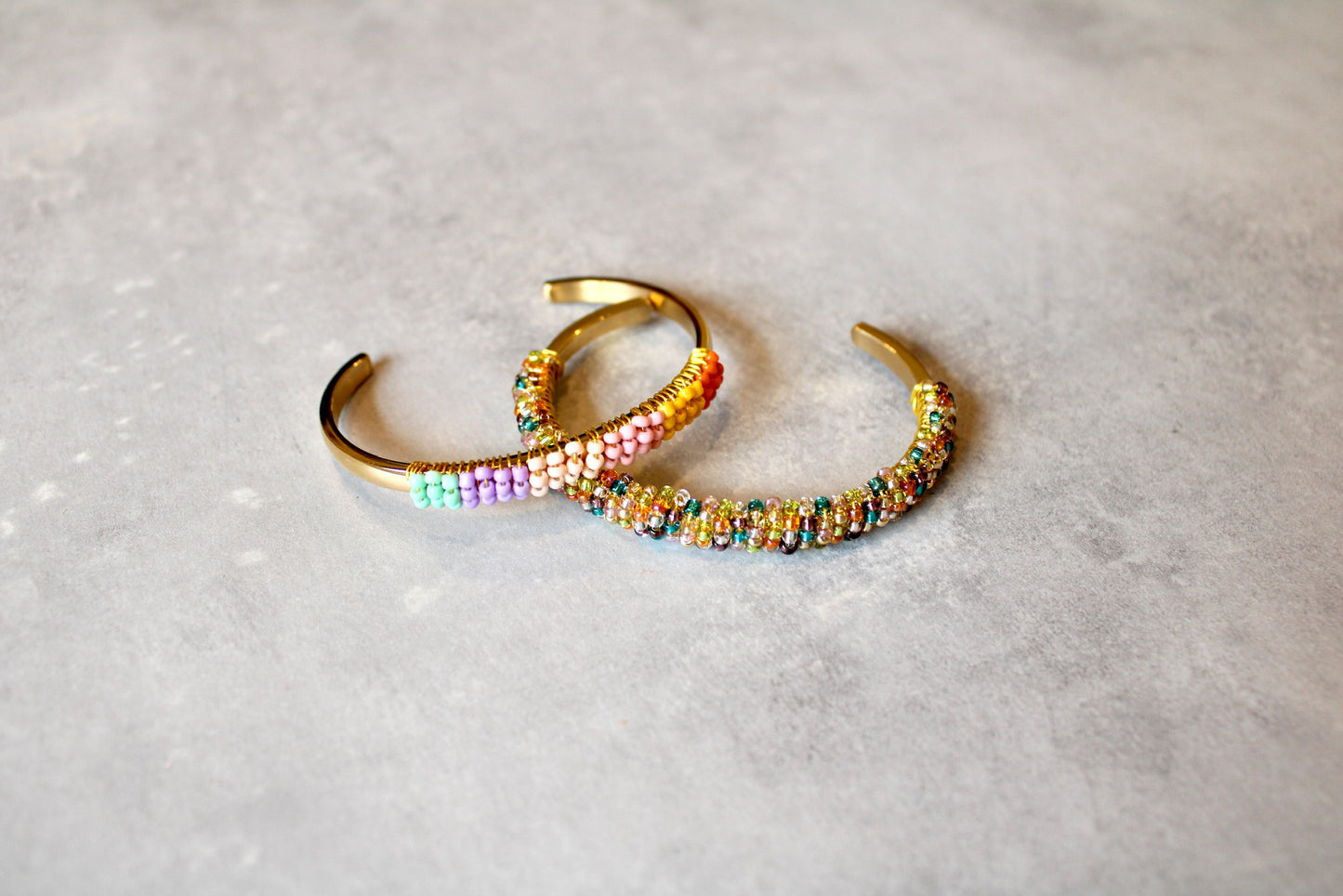 3/7 Confetti Hoops & Cuff Bracelets