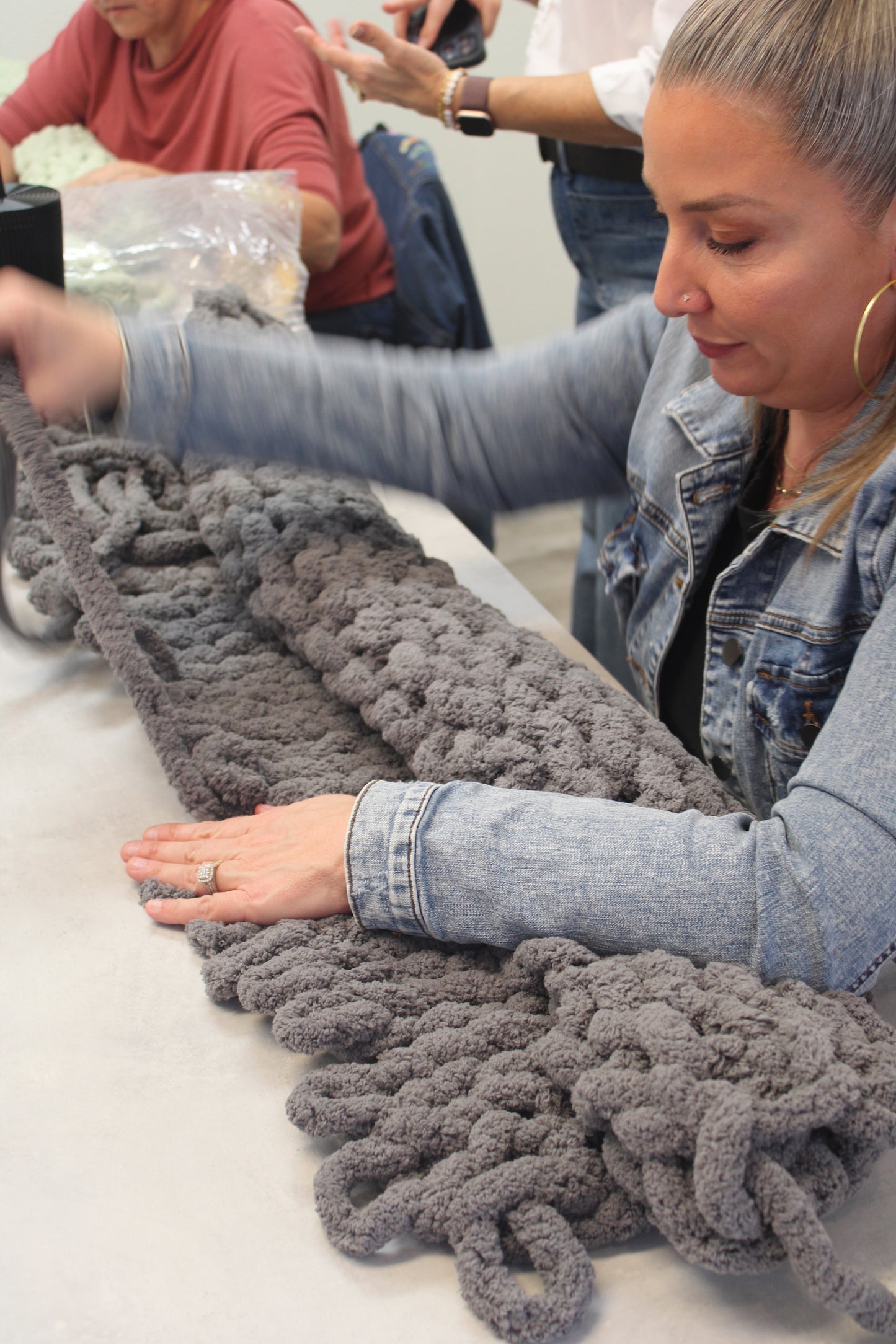 Chunky Blanket Workshop @ Leonardo’s Pizzeria