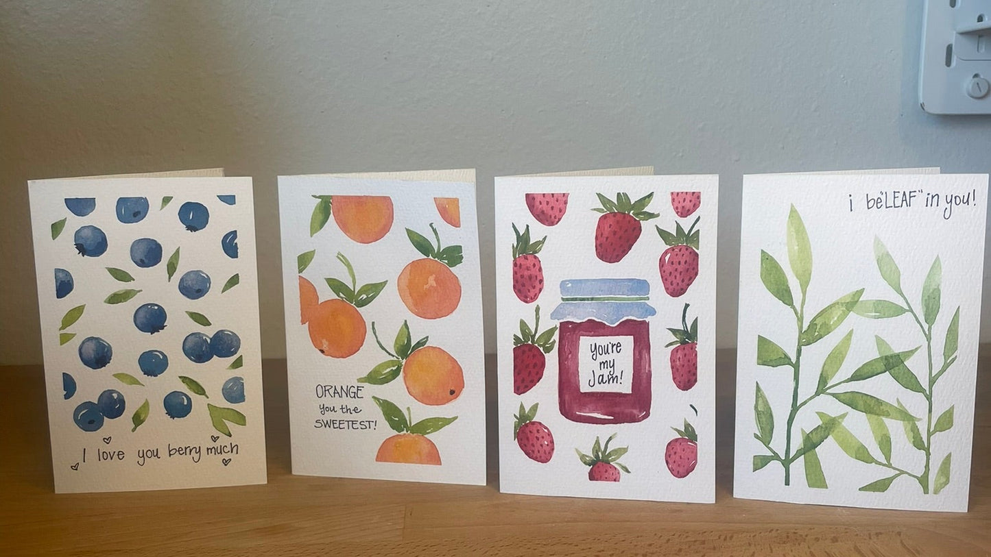 7/21 Watercolor Greeting Cards Workshop