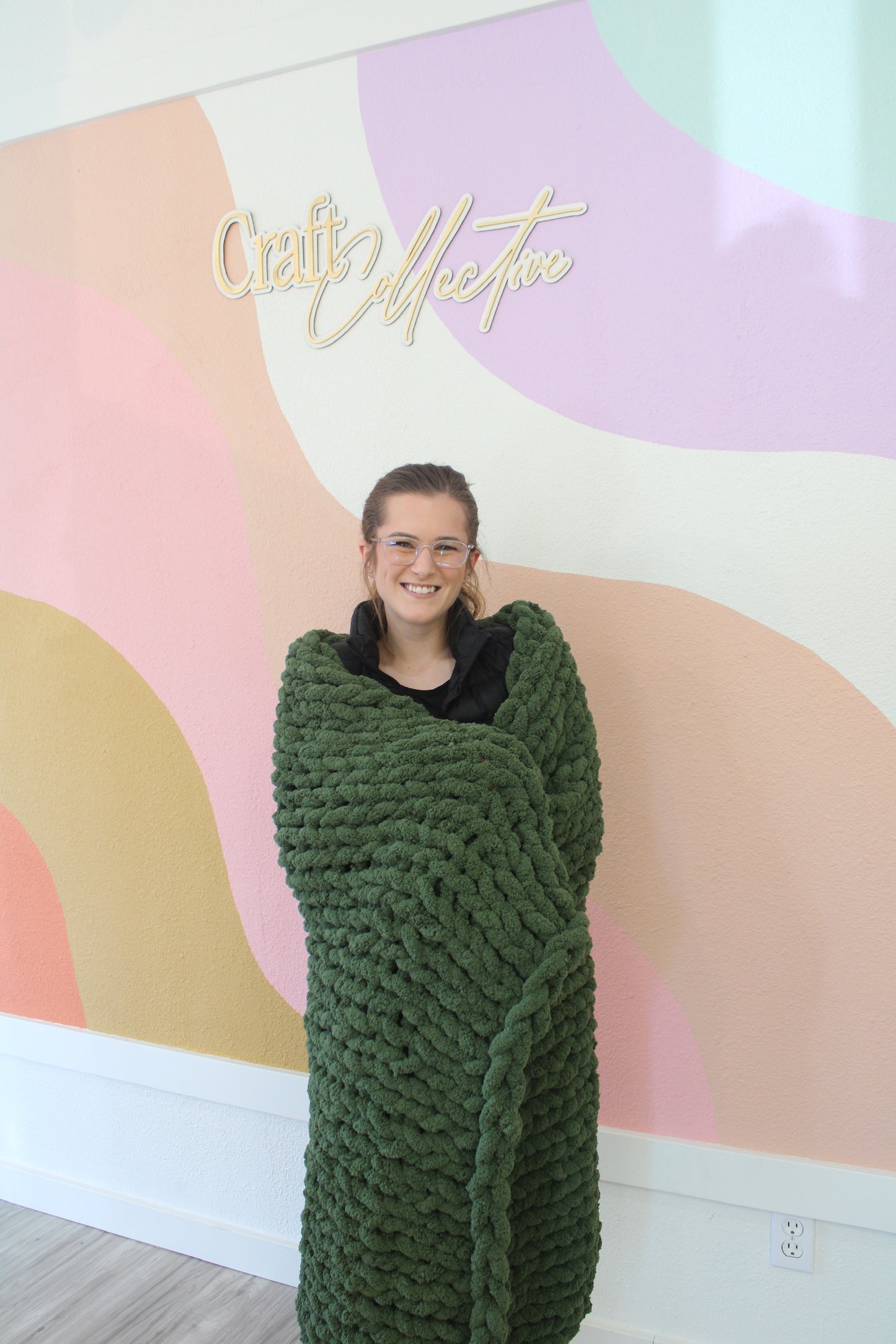 Chunky Blanket Workshop @ Leonardo’s Pizzeria