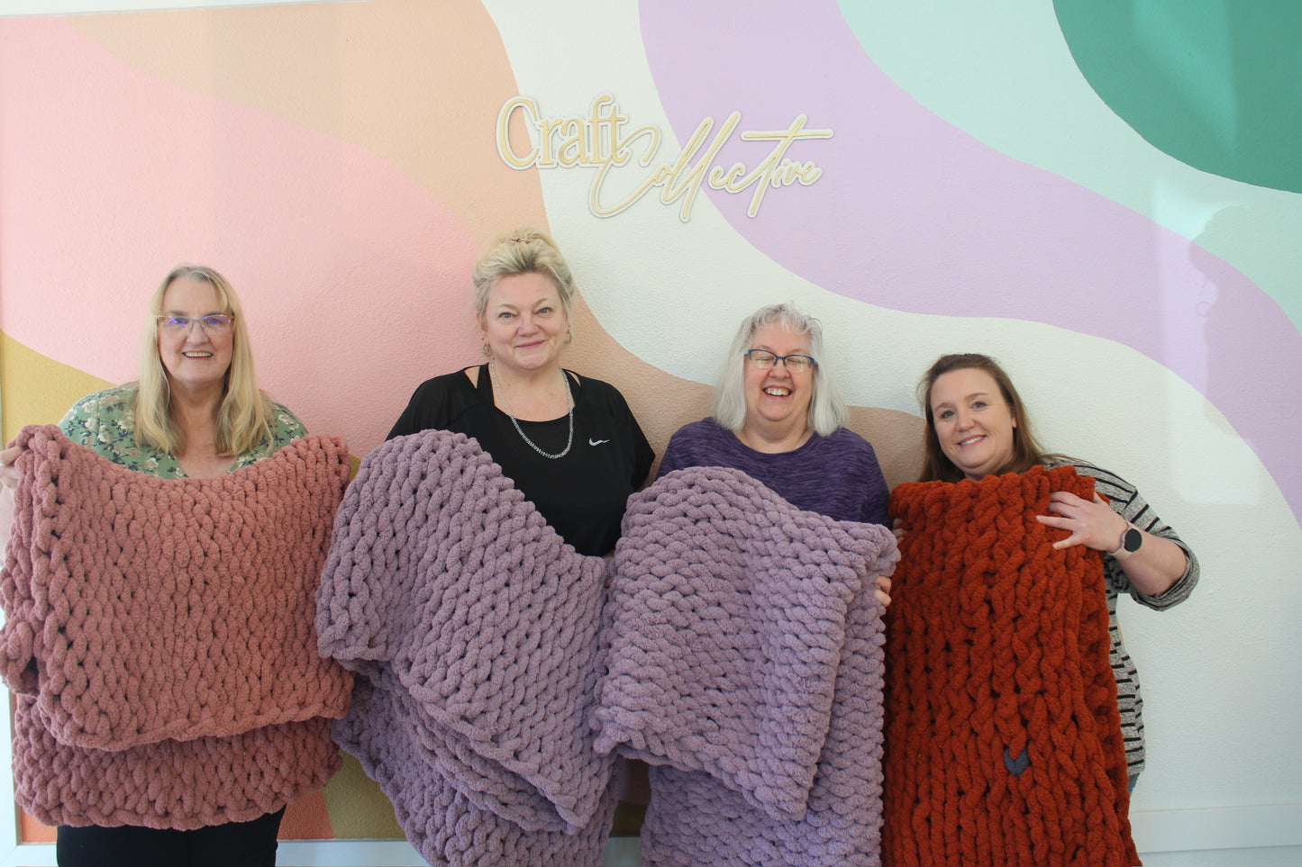 Chunky Blanket Workshop @ Leonardo’s Pizzeria