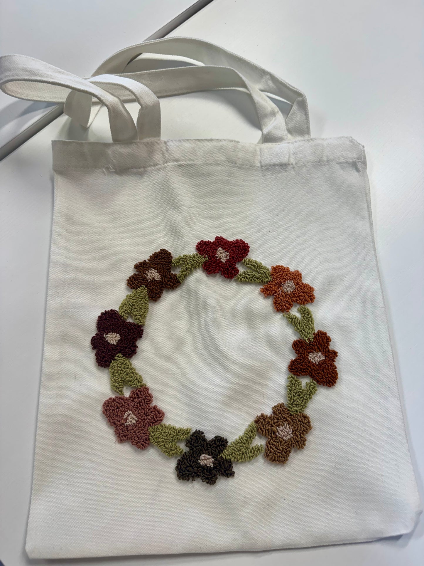 Punch Needle Tote Bags
