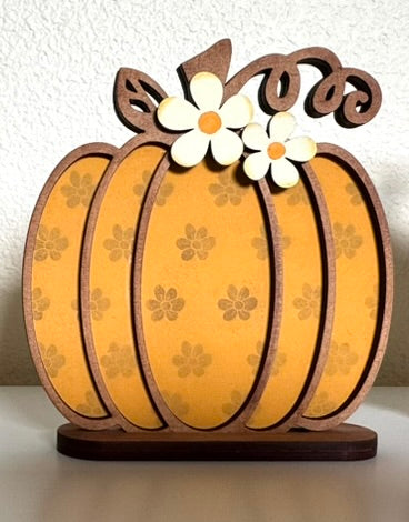 Floral Pumpkins - Set of 4