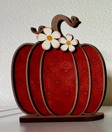 Floral Pumpkins - Set of 4