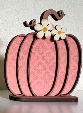 Floral Pumpkins - Set of 4