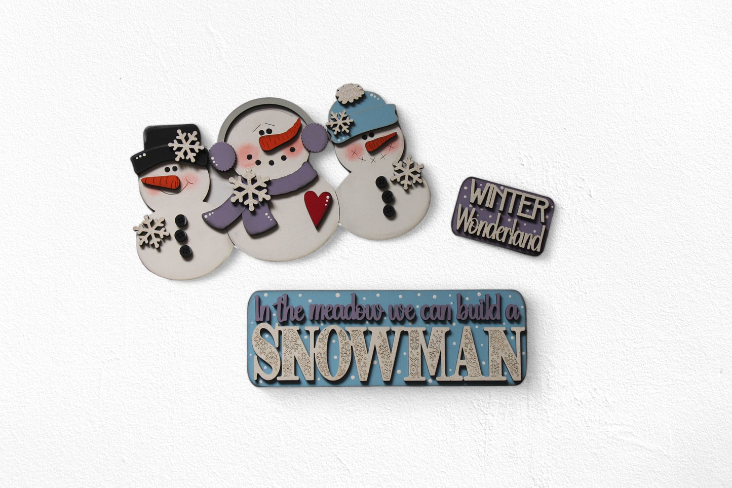 DIY snowman insert