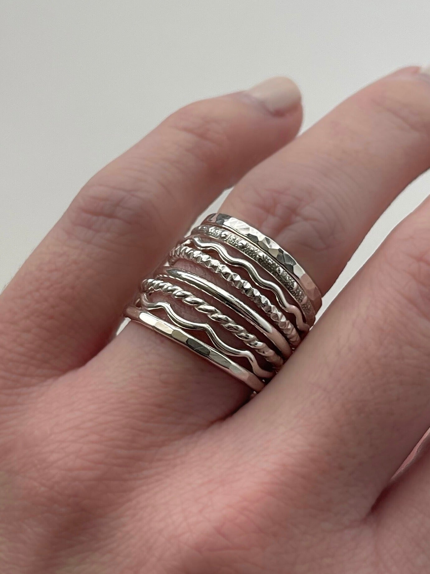 7/11 Silver Stacking Rings Workshop