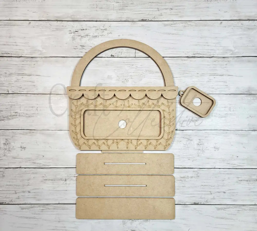 Interchangeable Basket Base - Unpainted - DIY KIT