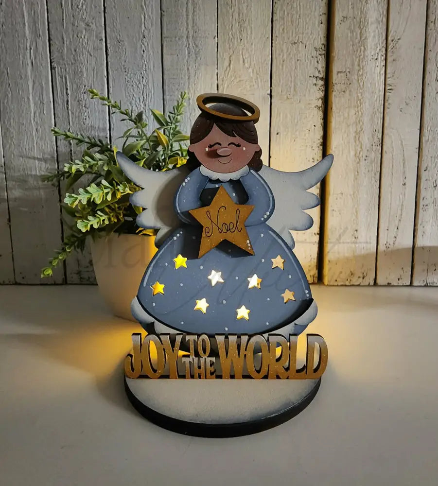 Joy to the World Angel Shelf Sitter - DIY KIT