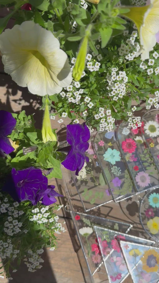 8/27 Stained Glass Pressed Flower Workshop