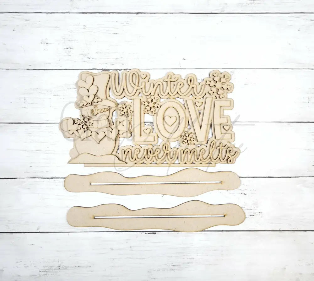 Winter Love Never Melts DIY KIT