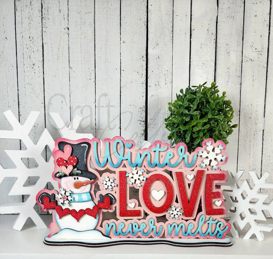 Winter Love Never Melts DIY KIT